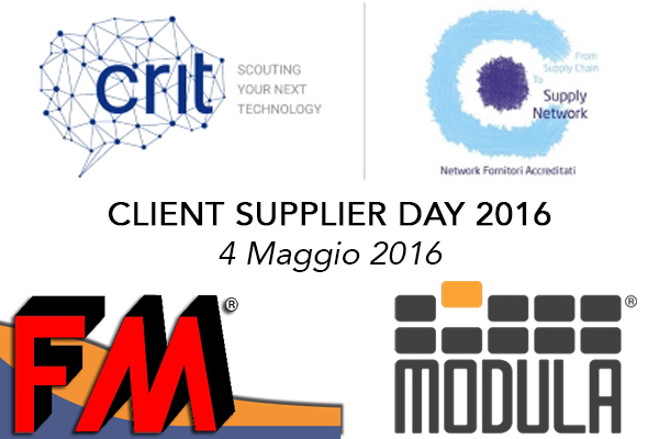 Client/Supplier Day 2016: FM e Modula